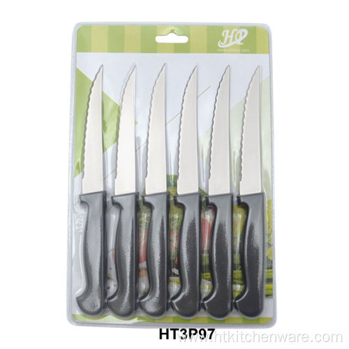 The rustic steak knives set